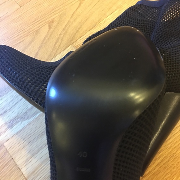 Alexander Wang Black Mesh Booties Size 40 - Picture 5 of 5